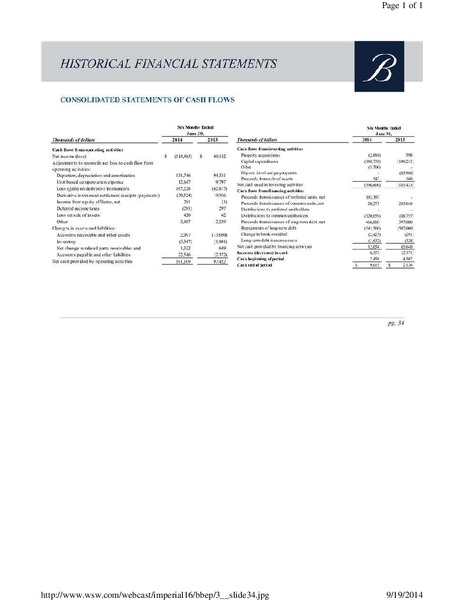 Imperial Capital 8th Annual Global Opportunities Conference – Breitburn Energy Partners L.P. – slide 34