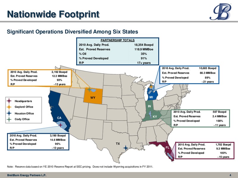 IPAAs 9th Annual Oil and Gas Investment Symposium – Breitburn Energy Partners L.P. – slide 4