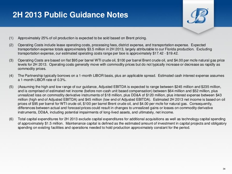 2013 MLP Investor Conference – Breitburn Energy Partners L.P. – slide 33