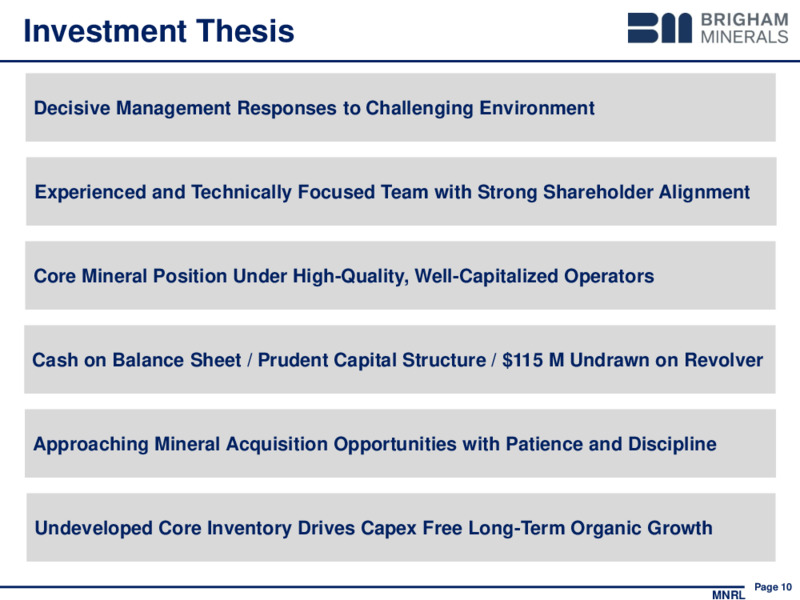Q4 2020 Investor Presentation – Brigham Minerals Inc. – slide 9
