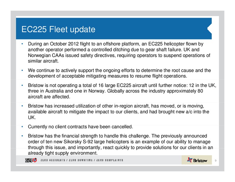CREDIT SUISSE ENERGY SUMMIT – Bristow Group – slide 9