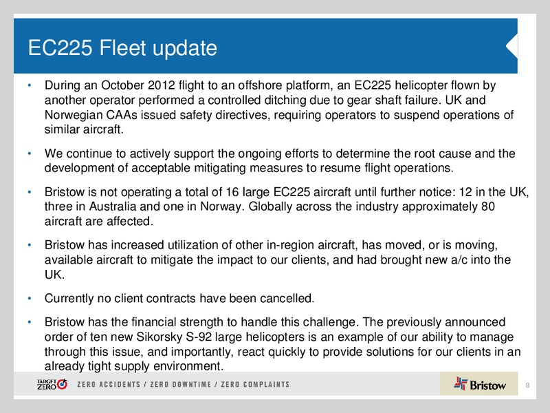 Q3 2013 EARNINGS CALL – Bristow Group – slide 8