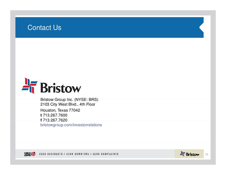 CREDIT SUISSE ENERGY SUMMIT – Bristow Group – slide 25