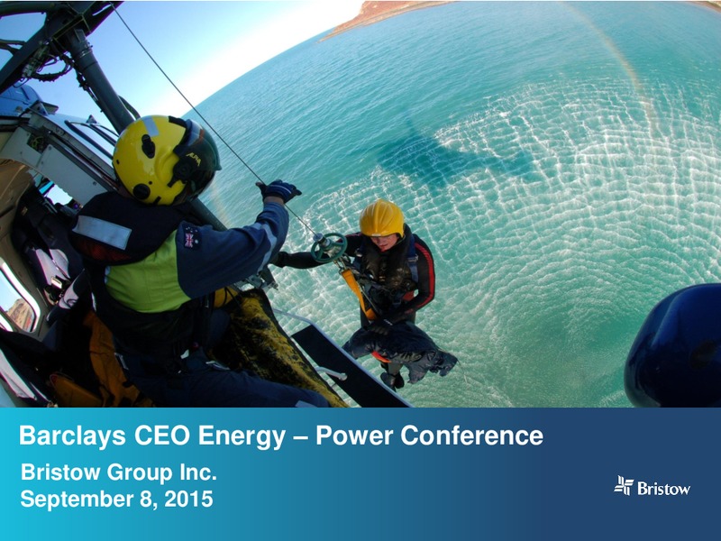 Barclays CEO Energy Power Conference – Bristow Group – slide 1