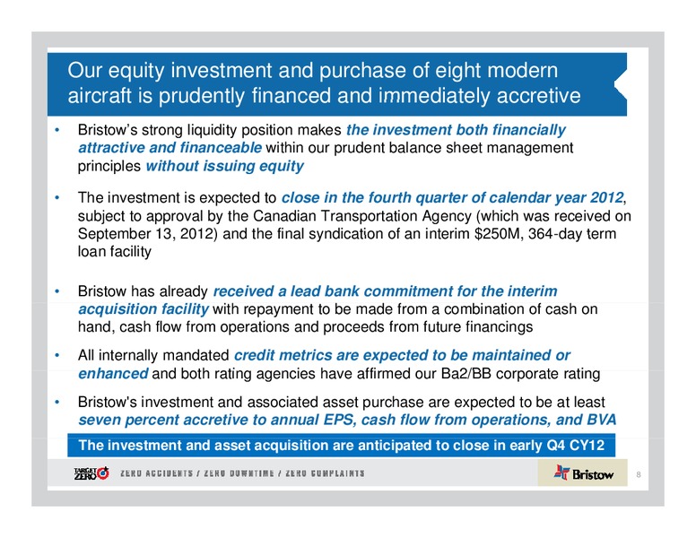 JOHNSON RICE ENERGY CONFERENCE – Bristow Group – slide 8