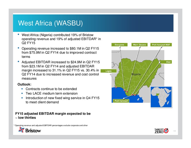 Q2 AND FY 2015 EARNINGS CALL – Bristow Group – slide 10