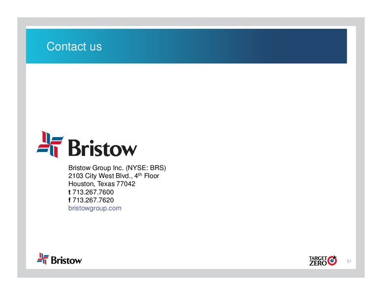 Q2 AND FY 2015 EARNINGS CALL – Bristow Group – slide 50