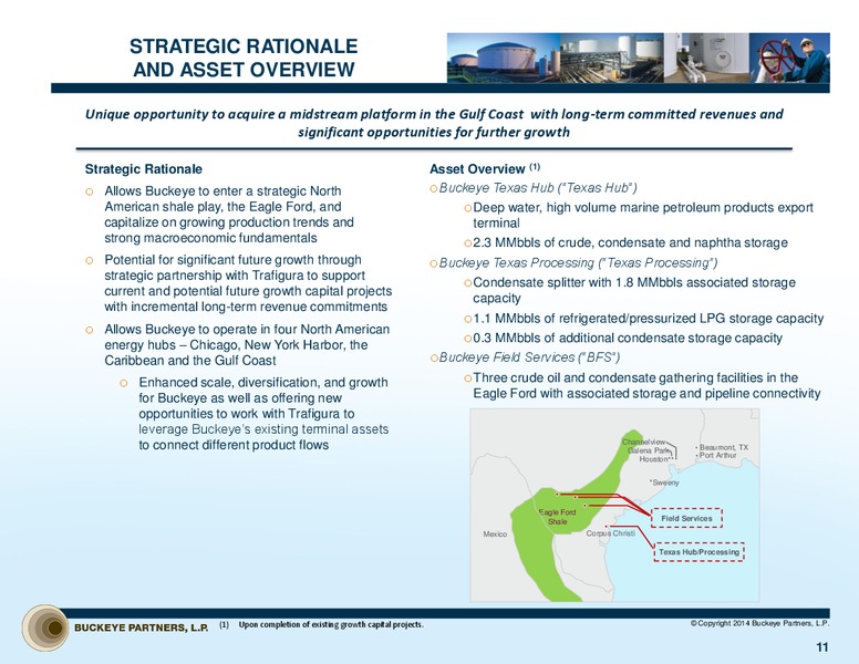 JEFFERIES GLOBAL ENERGY CONFERENCE – Buckeye Partners Lp – slide 10