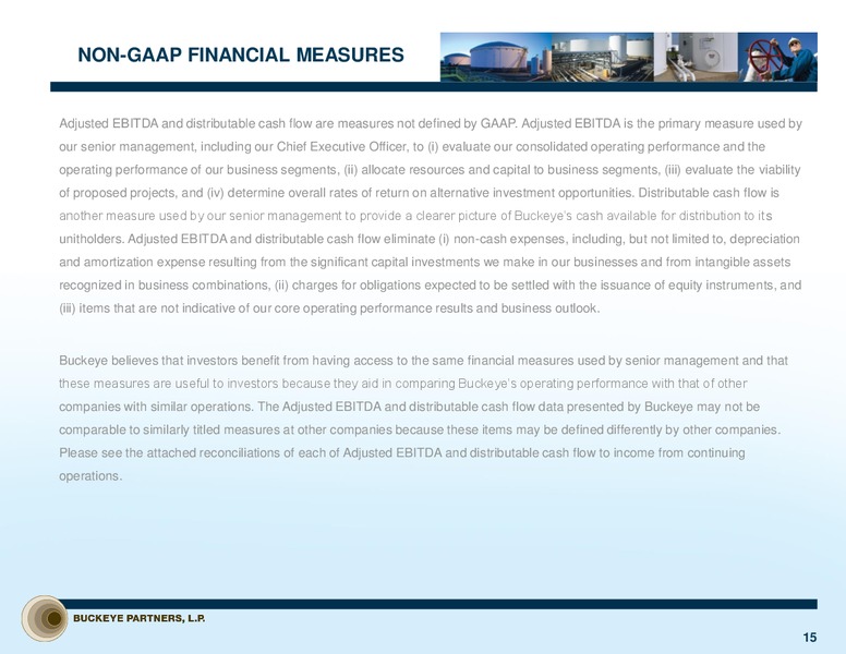 UBS MLP One On One Conference – Buckeye Partners Lp – slide 14