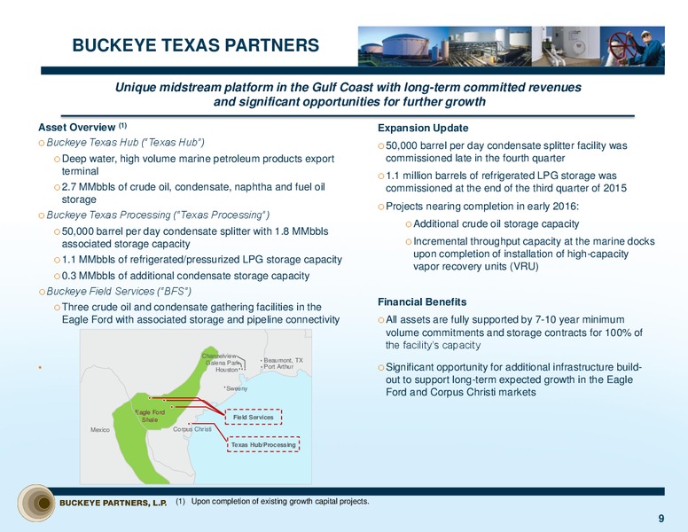 Citi Investor Tour – Buckeye Partners Lp – slide 8