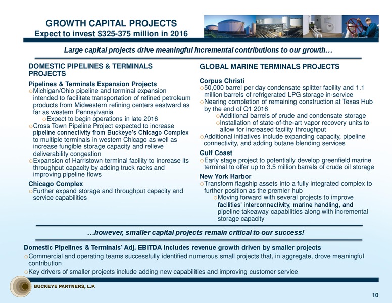 Citi Investor Tour – Buckeye Partners Lp – slide 9