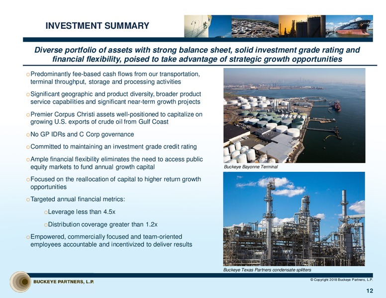 Wells Fargo Energy Fundamentals Forum – Buckeye Partners Lp – slide 11