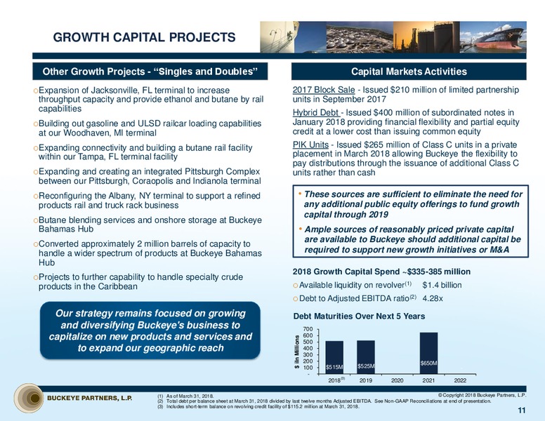 2018 MLP & Energy Infrastructure Conference – Buckeye Partners Lp – slide 10