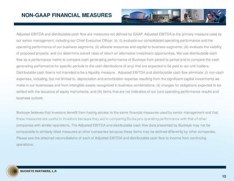 Chickasaw Capital Management MLP Investor Conference – Buckeye Partners Lp – slide 12