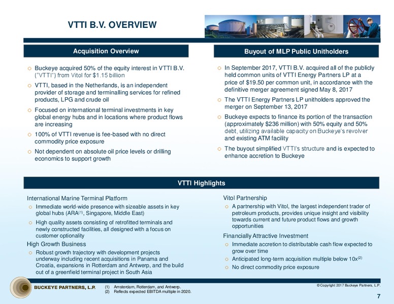 JP Morgan Midwest Energy Infrastructure and MLP One on One Forum – Buckeye Partners Lp – slide 6
