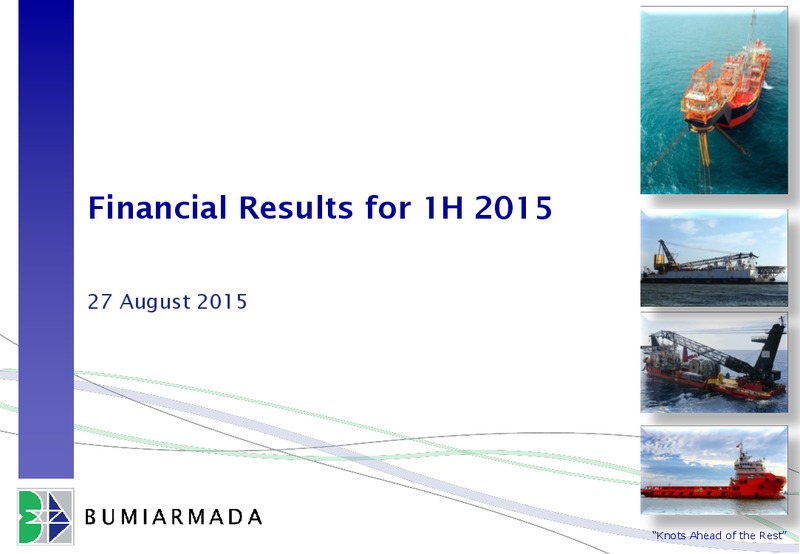 August 2015 Investor Presentation – Bumi Armada Berhad – slide 1