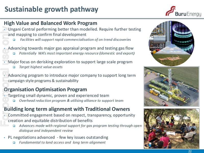 MACQUARIE AUSTRALIA CONFERENCE – Buru Energy Limited – slide 22