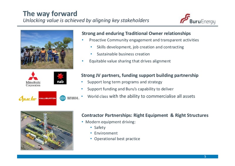 NOVEMBER 2013 ANNUAL GENERAL MEETING – Buru Energy Limited – slide 5