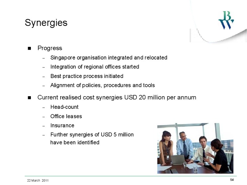 MARCH 2011 INVESTOR PRESENTATION – Bw Offshore – slide 53