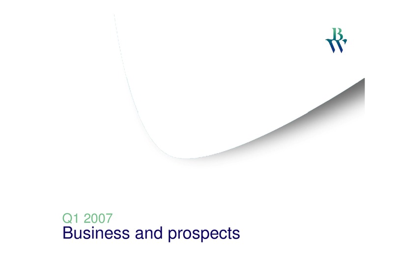 Q1 2007 INVESTOR PRESENTATION – Bw Offshore – slide 21