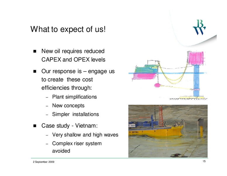 PARETO OIL AND OFFSHORE CONFERENCE – Bw Offshore – slide 14
