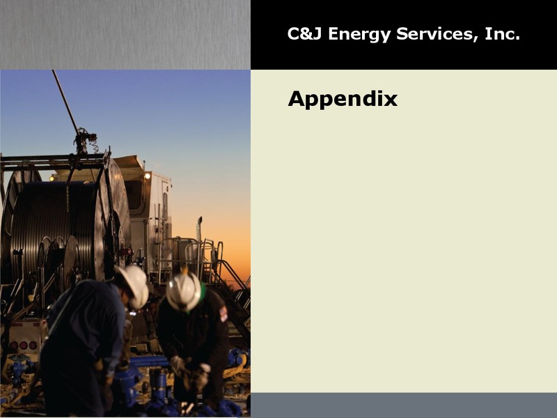 SIMMONS ENERGY CONFERENCE – C&J Energy Services Inc. – slide 12