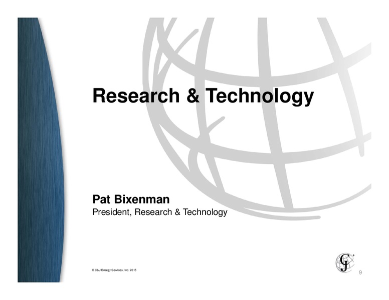 2015 Technology Day – C&J Energy Services Inc. – slide 8