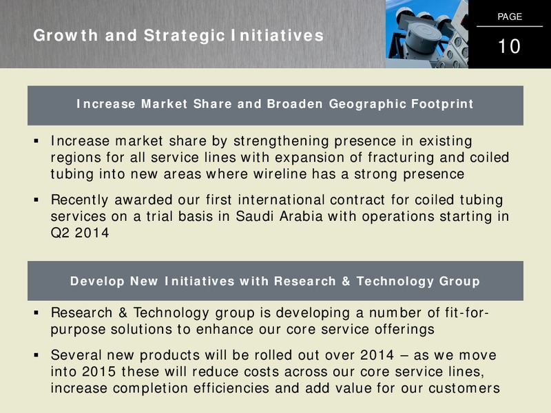 Citi Global Energy and Utilities Conference – C&J Energy Services Inc. – slide 9