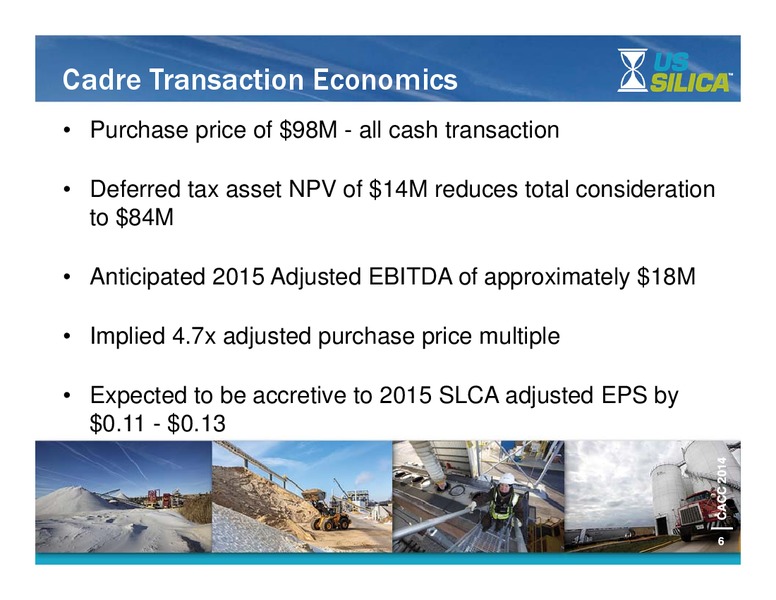 Carde Acquistion Conference Call – Cadre Services Inc. – slide 5