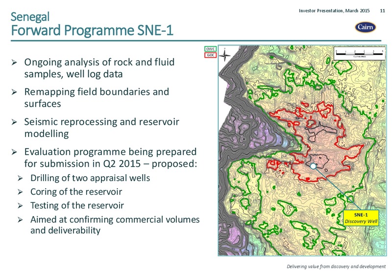 MARCH 2015 INVESTOR PRESENTATION – Cairn Energy Plc – slide 10