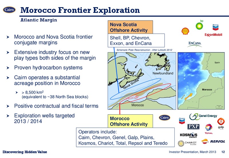 INVESTOR PRESENTATION – Cairn Energy Plc – slide 11