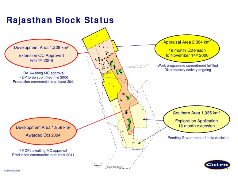 PRELIMINARY RESULTS PRESENTATION – Cairn Energy Plc – slide 10