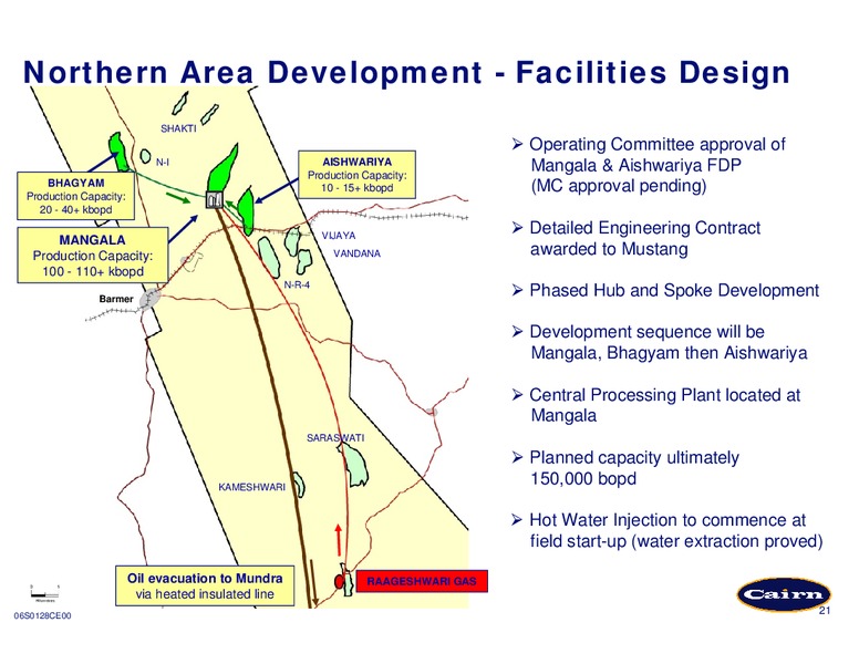PRELIMINARY RESULTS PRESENTATION – Cairn Energy Plc – slide 21