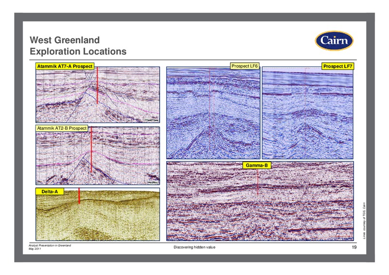 ANALYST PRESENTATION IN GREENLAND – Cairn Energy Plc – slide 18