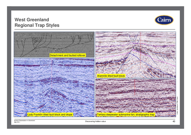 ANALYST PRESENTATION IN GREENLAND – Cairn Energy Plc – slide 42