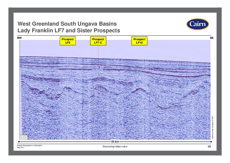 ANALYST PRESENTATION IN GREENLAND – Cairn Energy Plc – slide 68