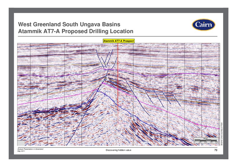 ANALYST PRESENTATION IN GREENLAND – Cairn Energy Plc – slide 78