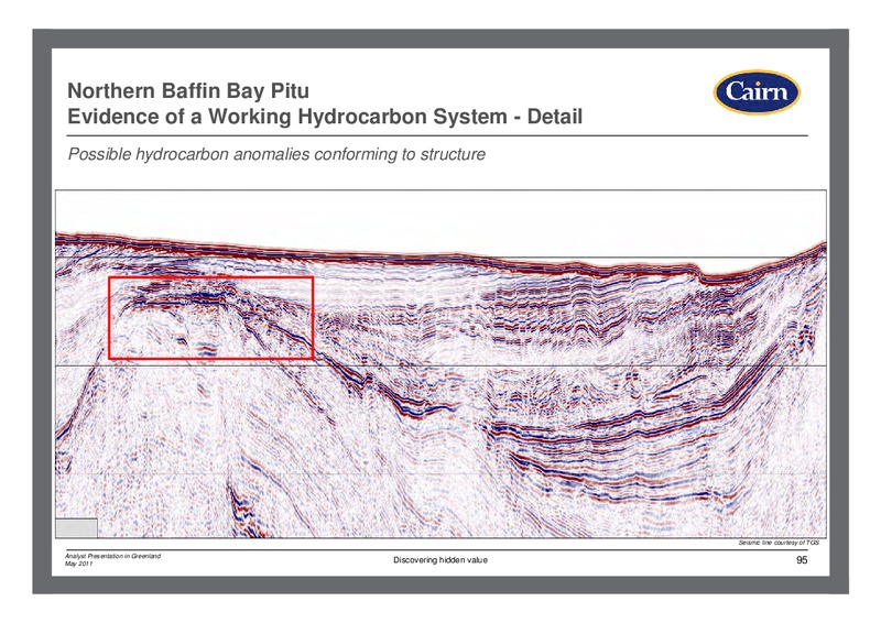 ANALYST PRESENTATION IN GREENLAND – Cairn Energy Plc – slide 94