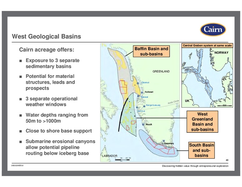 SCOTTISH OIL CLUB – Cairn Energy Plc – slide 43