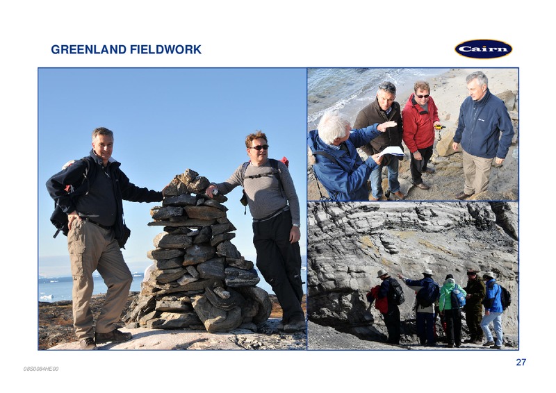 HALF YEARLY PRESENTATION 2008 – Cairn Energy Plc – slide 26