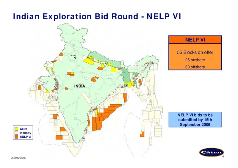 INTERIM RESULTS PRESENTATION – Cairn Energy Plc – slide 3