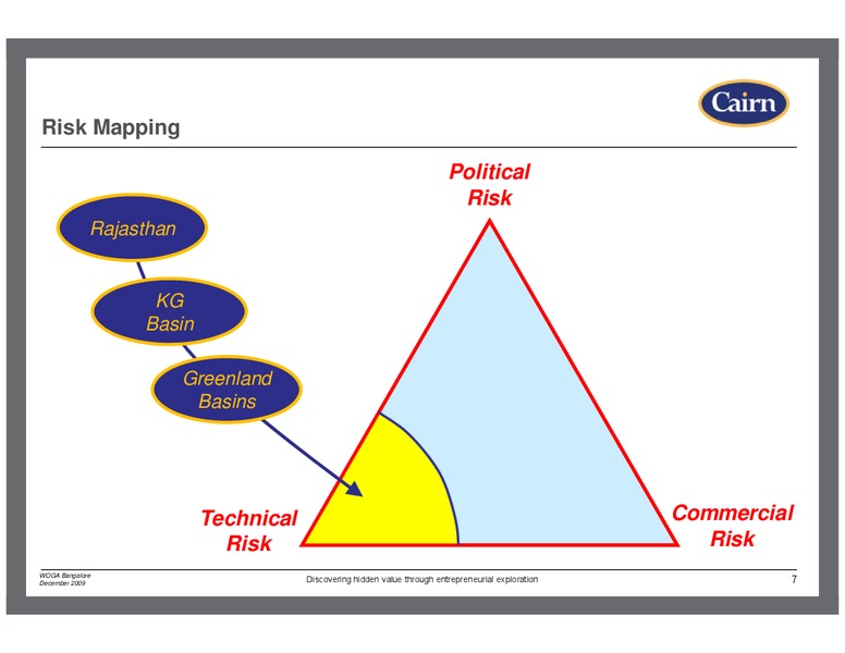 EXPLORATION IN FRONTIER BASINS WORLD OIL & GAS ASSEMBLY – Cairn Energy Plc – slide 5