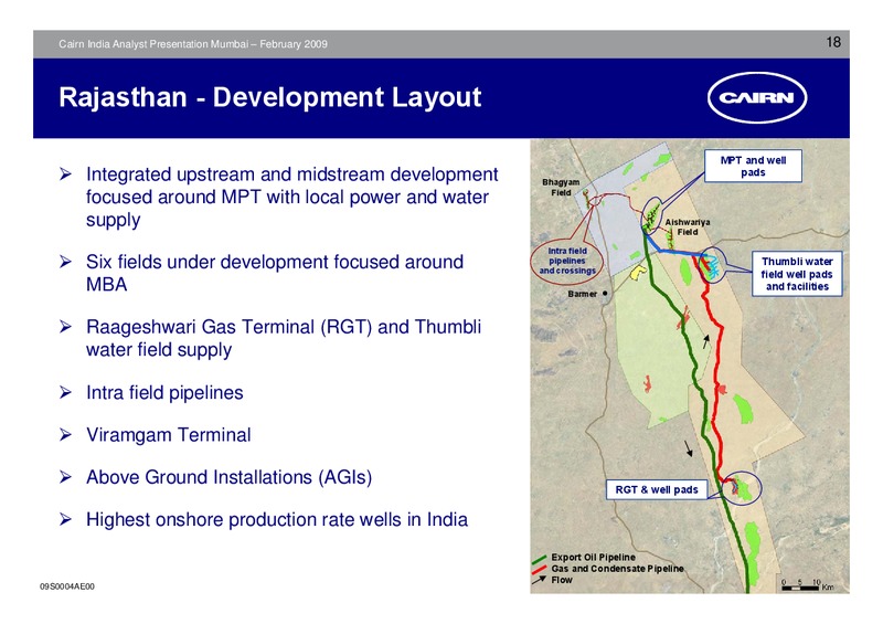 ANALYST PRESENTATION – Cairn India – slide 17