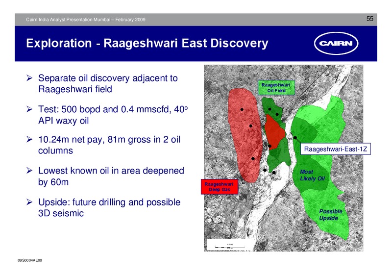 ANALYST PRESENTATION – Cairn India – slide 54