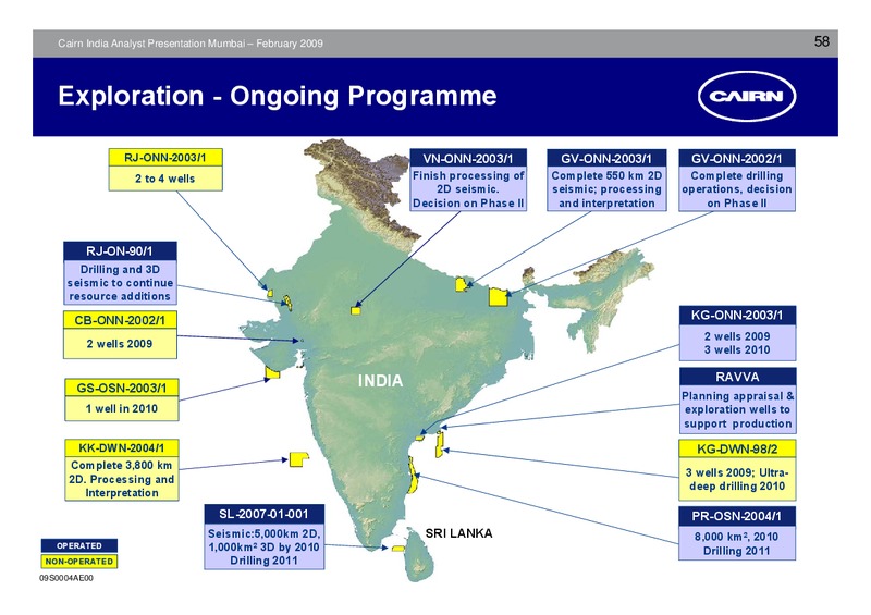 ANALYST PRESENTATION – Cairn India – slide 57