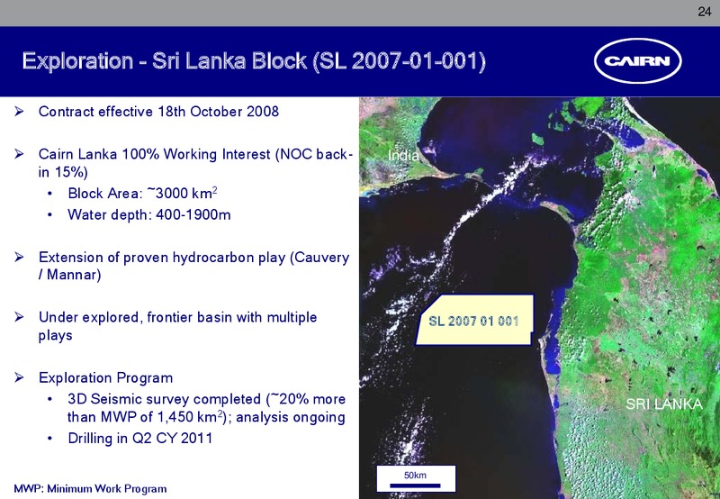 CORPORATE PRESENTATION – Cairn India – slide 23