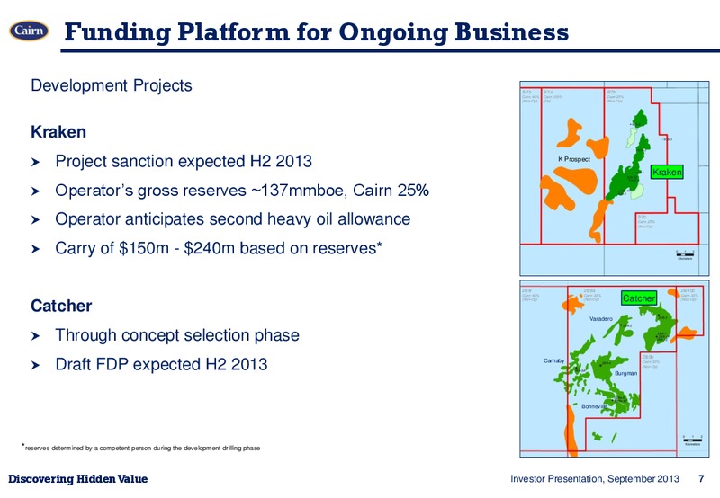 INVESTOR PRESENTATION – Cairn Energy Plc – slide 6