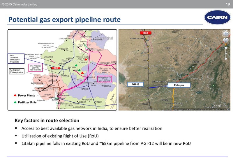 INVESTOR PRESENTATION – Cairn India – slide 18
