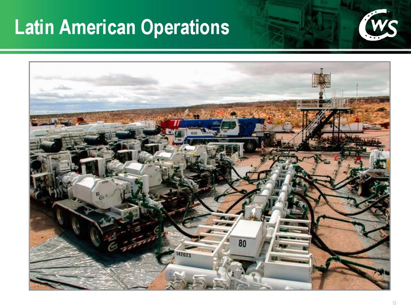 INVESTOR PRESENTATION – Calfrac Well Services Ltd. – slide 12
