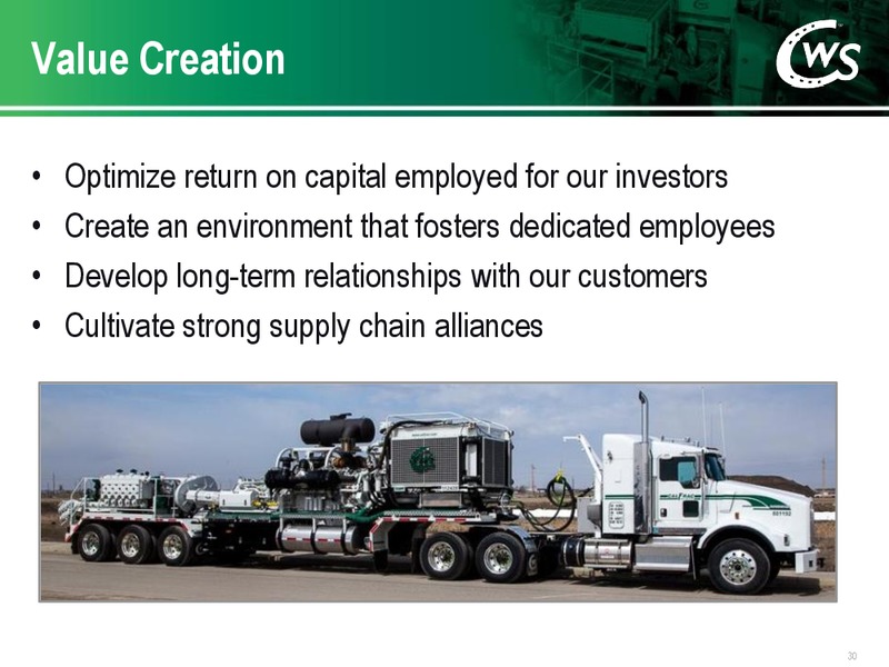 INVESTOR PRESENTATION – Calfrac Well Services Ltd. – slide 29
